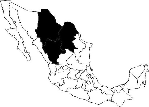 mapa de mexico donde se produce sotol